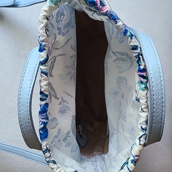 LAUREN CONRAD WOMEN'S BLUE & CREAM PURSE - Picture 15 of 16